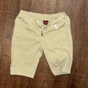 Girls khaki uniform shorta. Size 1/2